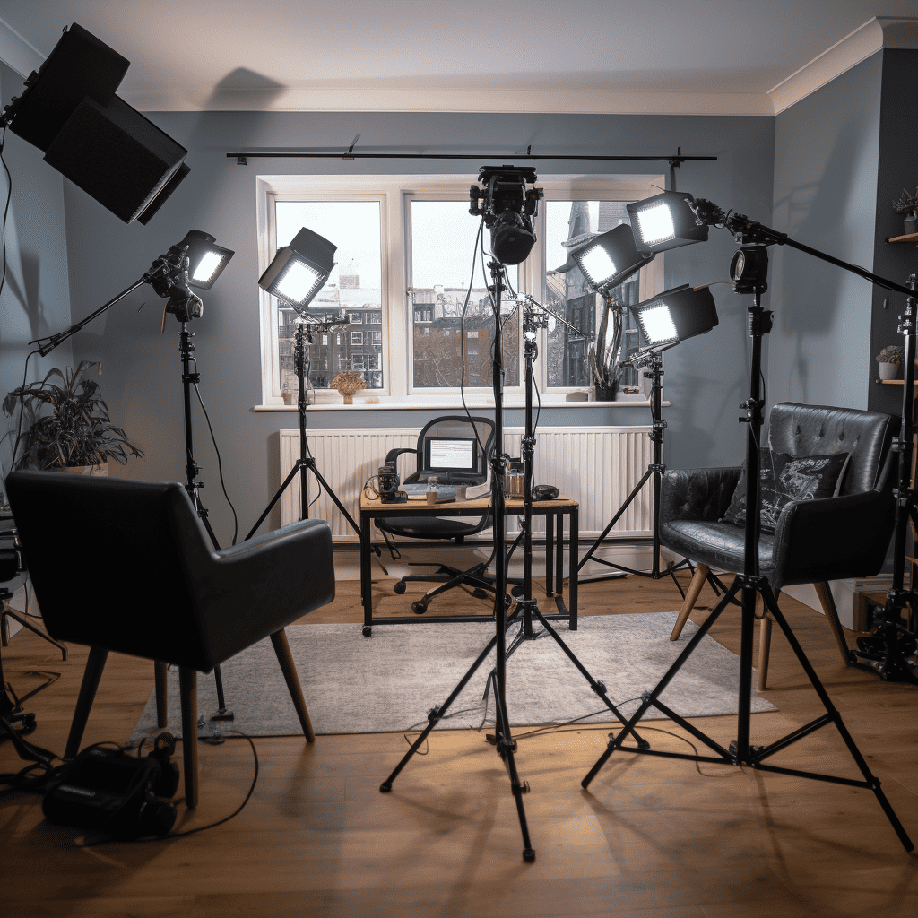 Interview production setup