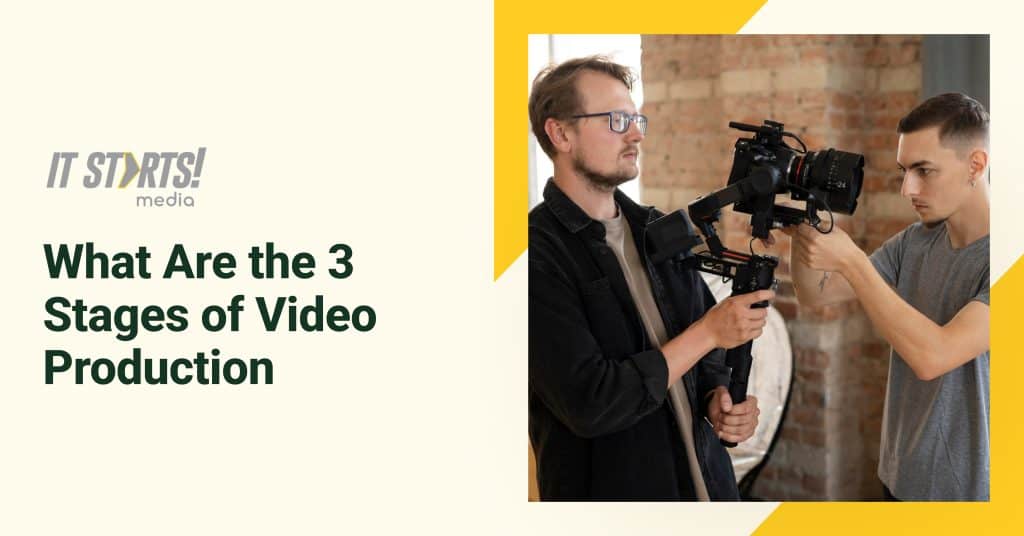 What Are the 3 Stages of Video Production | IT STARTS! Media