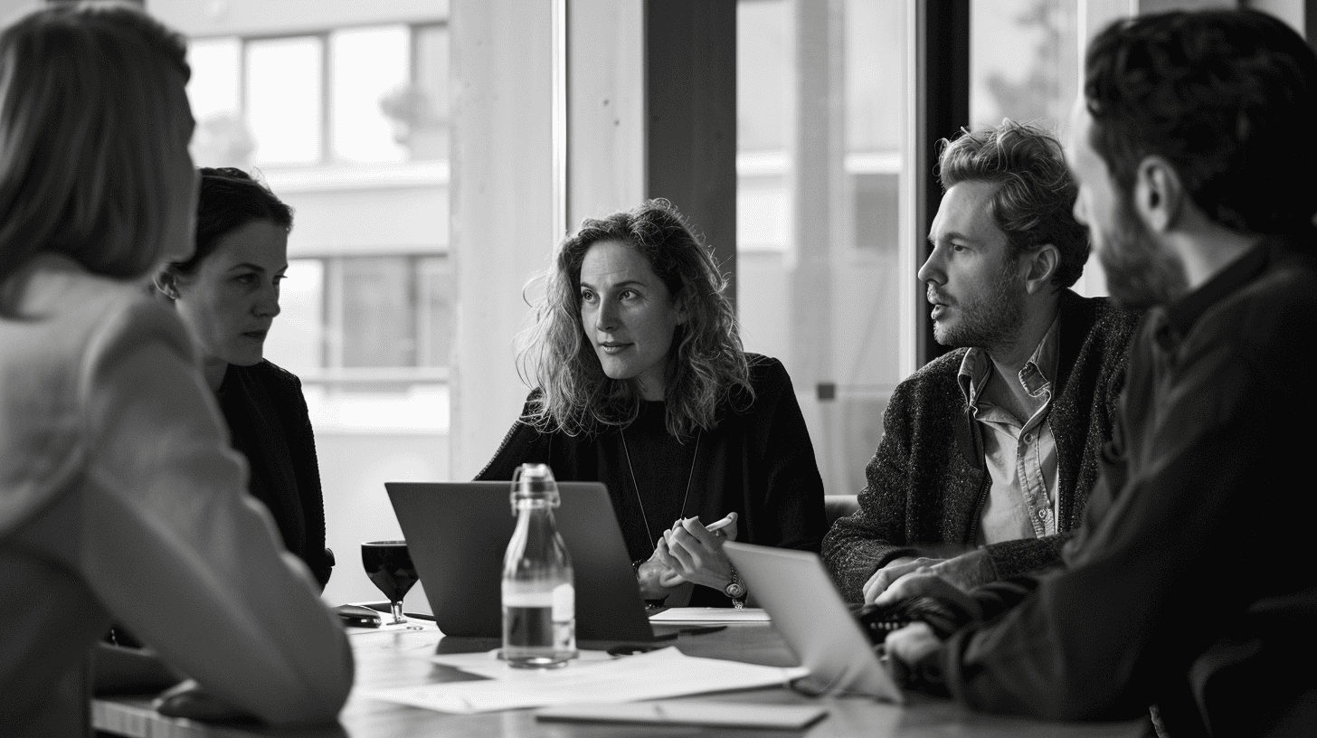 itstartsmedia office team discussing corporate video project bu 1519d9bf 3dea 4460 8042 90c61d134af3